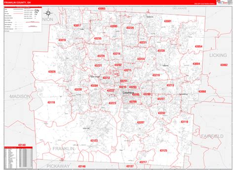 Google Maps ZIP Code overlay. . Franklin county ohio zip code map
